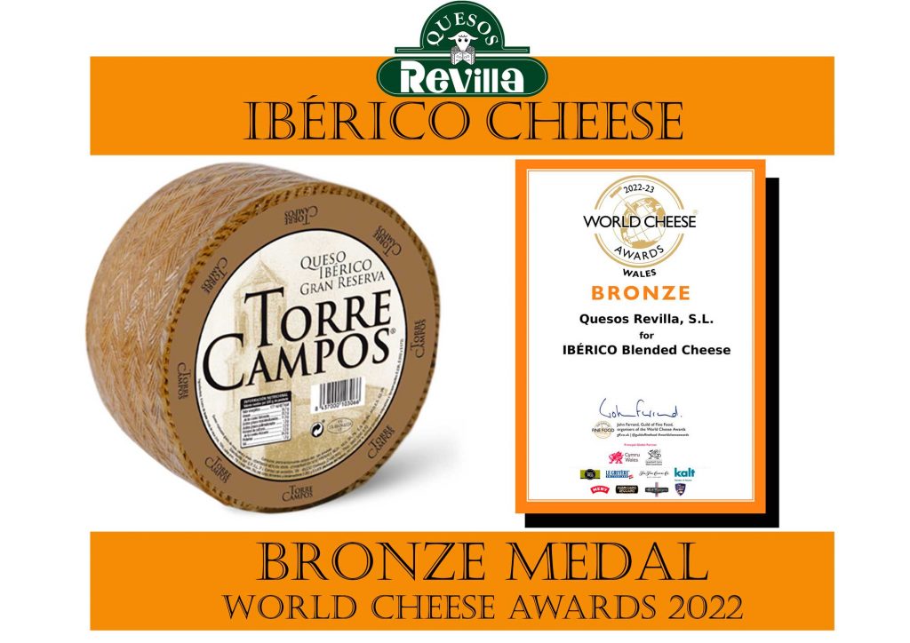 queso ibérico torre campos premiiado en los world cheese awards