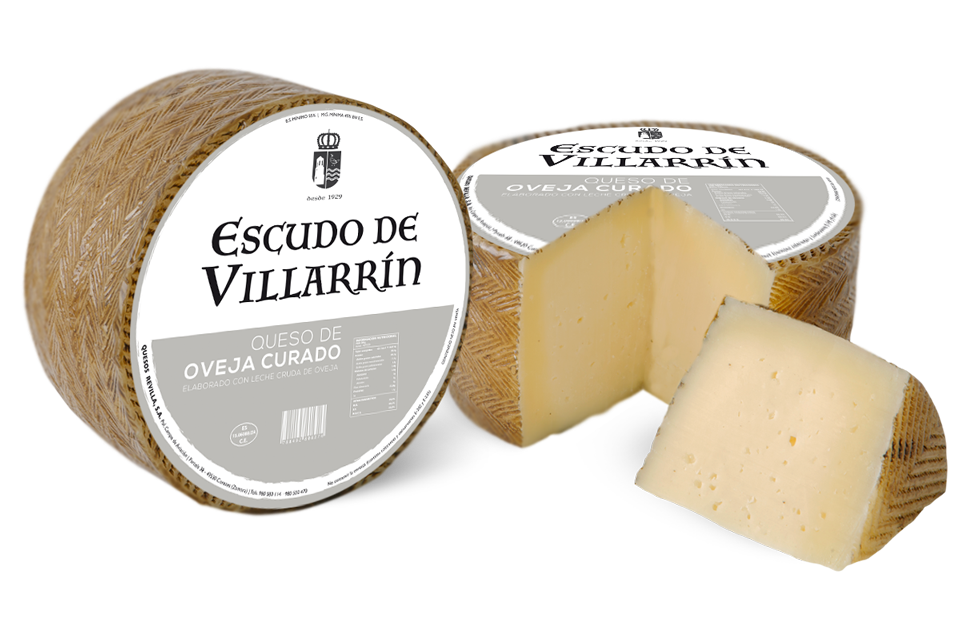 Escudo de Villarrín queso oveja curado